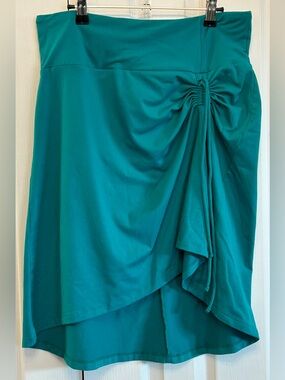 The North Face Cypress Skirt Teal M VaporWick Hiking EUC